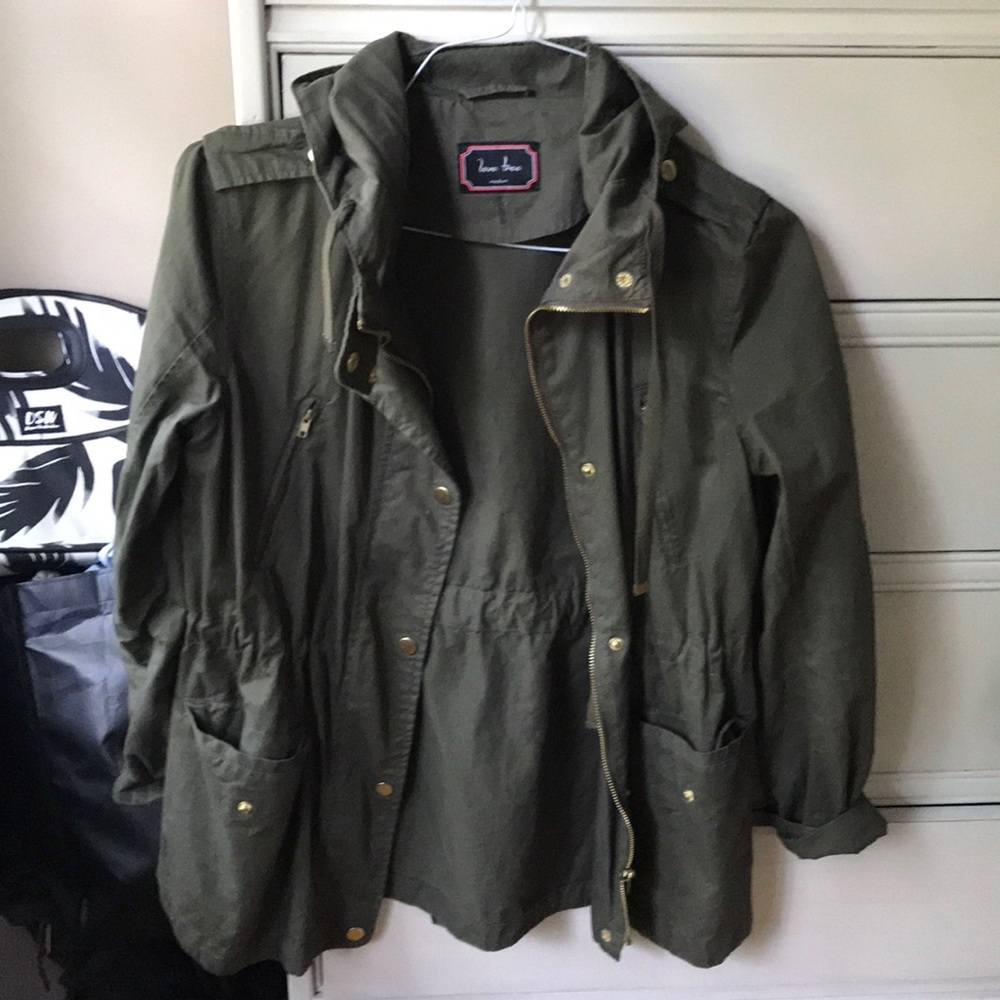 Army green jacket
